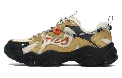 FILA Fluid 4 Low Shoes 'Tan White Black' Women's