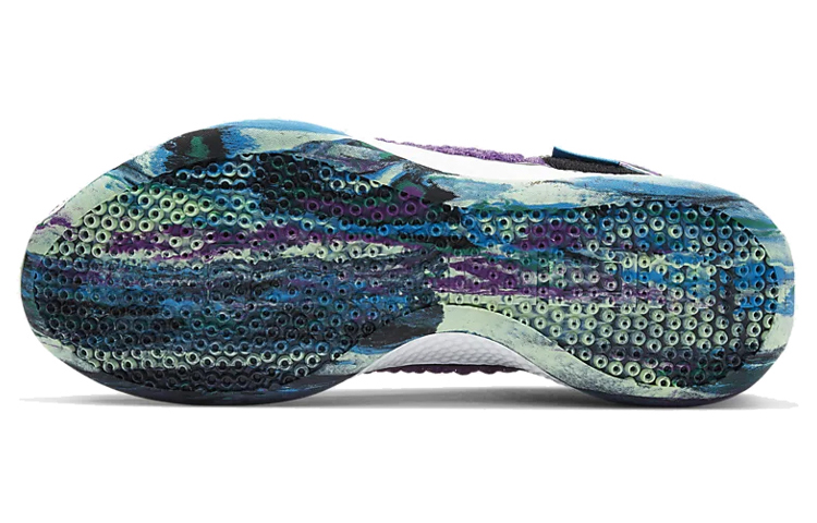Баскетбольные кроссовки Nike UNVRS Air Zoom (фиолетовые) — Фиолетовый — фото 5
