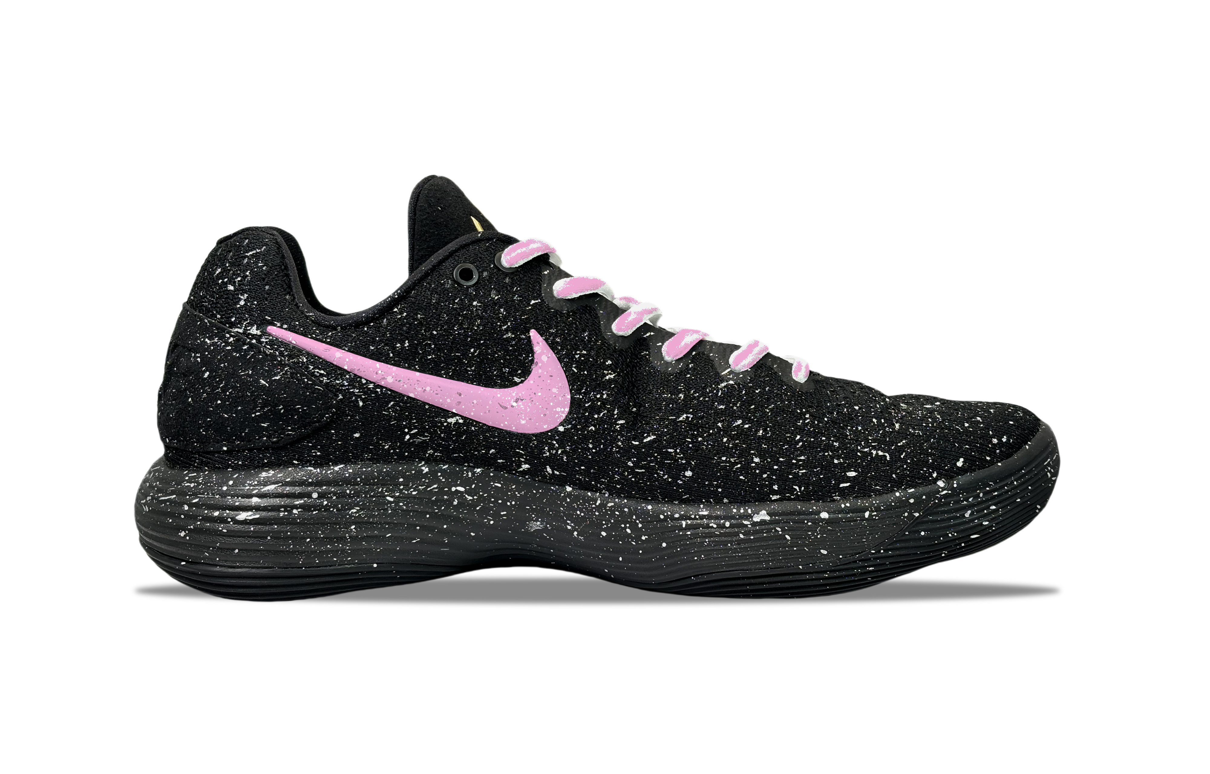 Nike Hyperdunk 2017 YDCC Midnight Ink Pink Star Baby’s Breath, Box Abrasion Resistant Low top Basketball Shoes Unisex