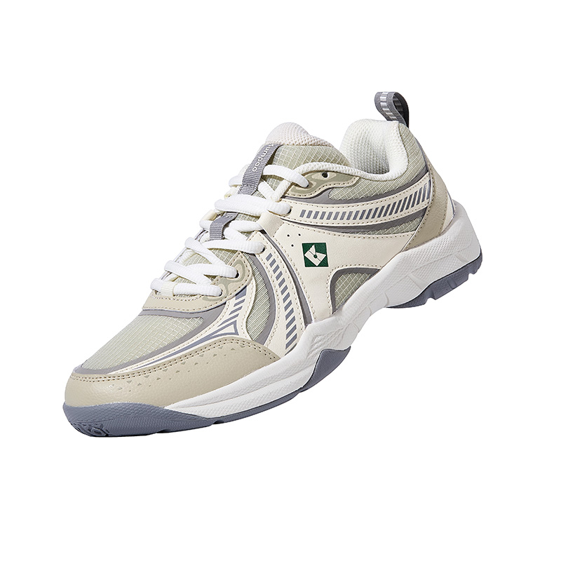 KUMPOO Cushioning Breathable Support Low top Badminton Shoes Unisex Khaki