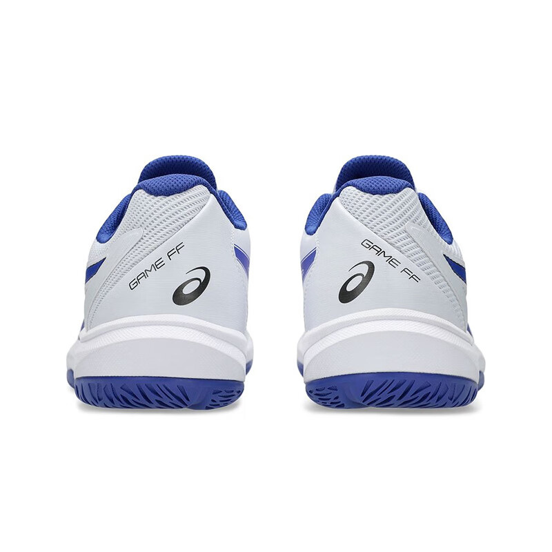 ASICS GEL GAME FF Synthetic Leather Breathable Support Low top Tennis Shoes Men’s White Blue