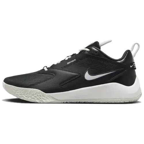 Nike Zoom HyperAce 3 Lightweight, comfortable, breathable, wear-resistant support volleyball shoes, same style for men and women, black and white