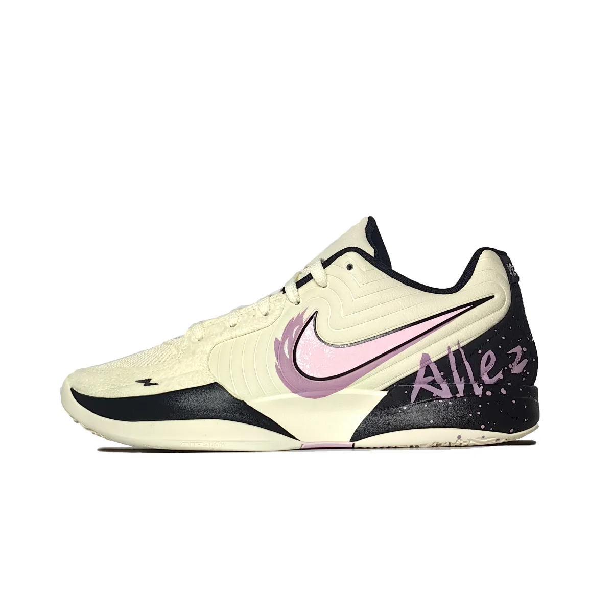 Nike Ja 2 Cushioning Abrasion Resistant Low top Basketball Shoes Men's White