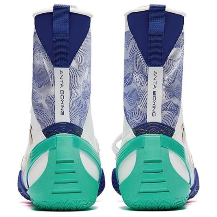 Anta Thunderbolt High top Training Shoes Unisex White Blue
