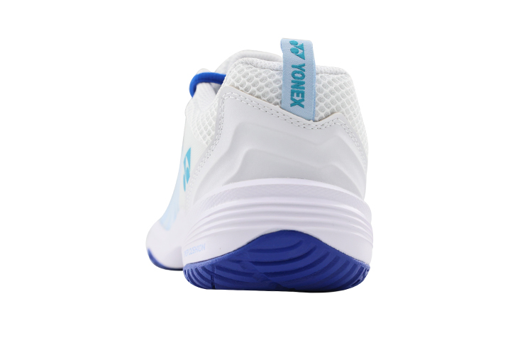 YONEX Cushioning Slip Resistant Abrasion Resistant Breathable Coverage Low top Badminton Shoes Unisex White Blue