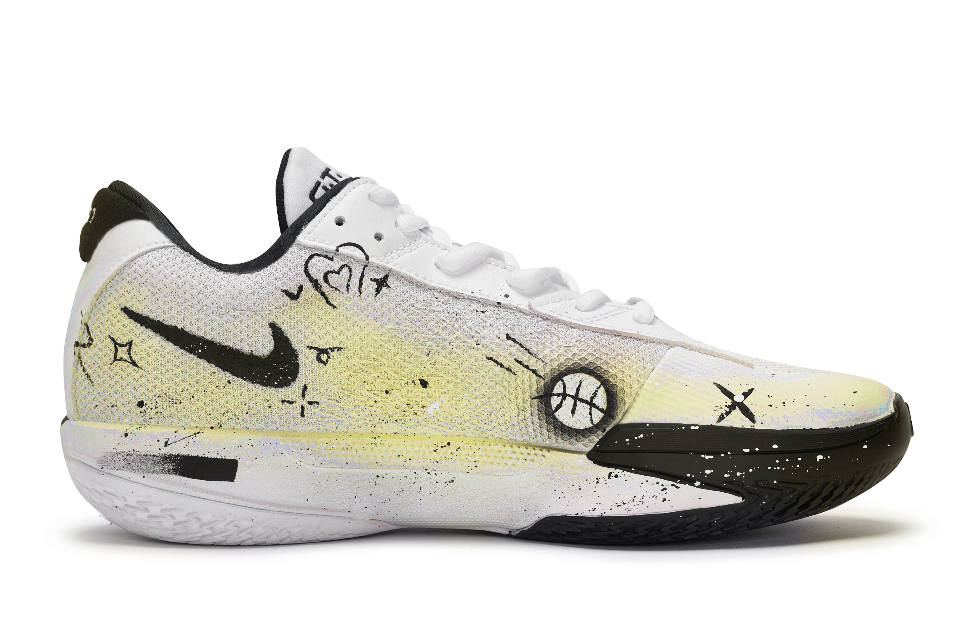 Nike Air Zoom G.T. Cut Academy 811 Manufacturing, Rocket Dog Yellow Cushioning Breathable Low top Basketball Shoes