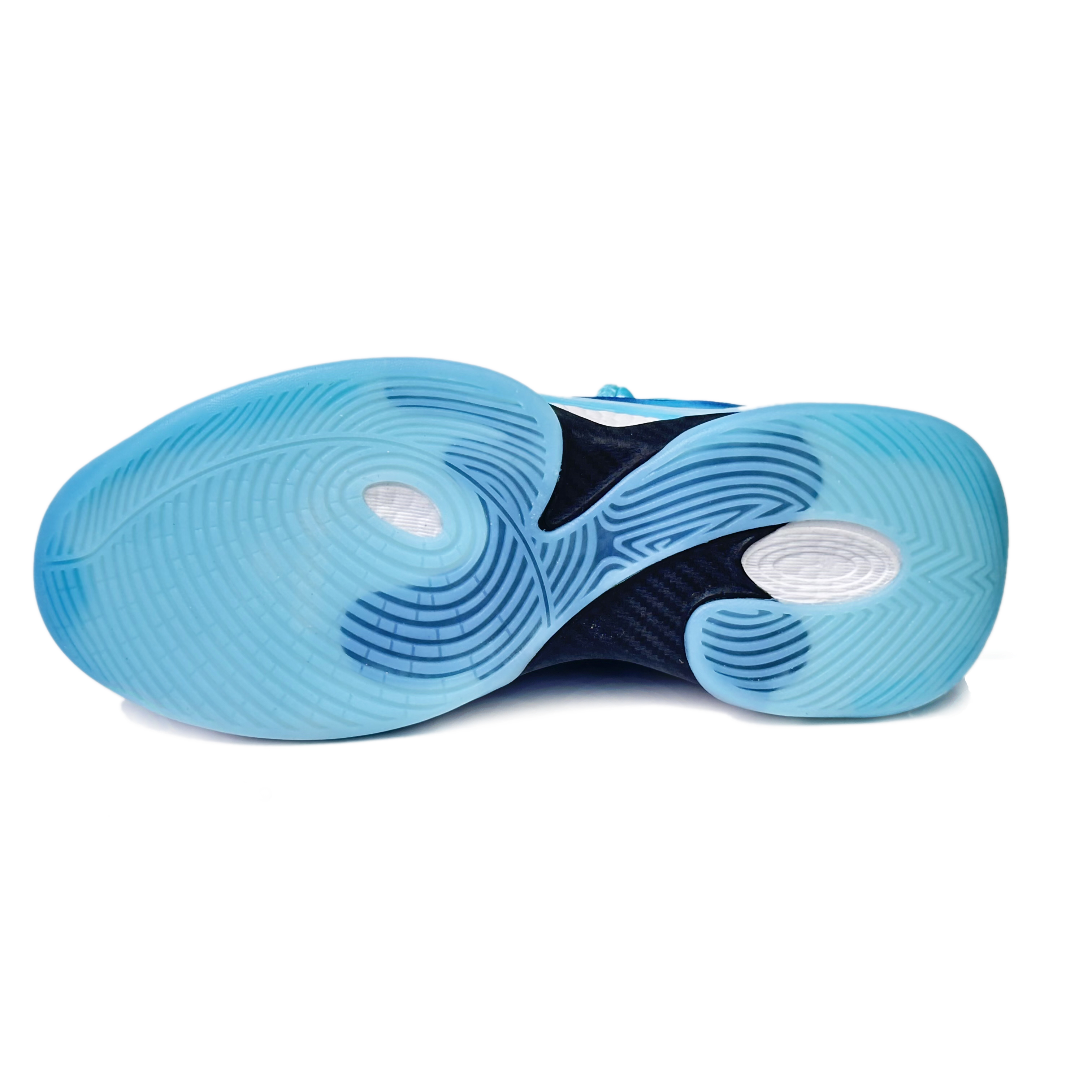 BAGE Slip Resistant And Breathable Support Mid top Basketball Shoes Unisex Blue