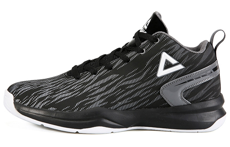PEAK Glow In The Dark Synthetic Leather Cushioning Slip Resistant Abrasion Resistant Mid top