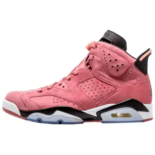 Jordan Air Jordan 6 Abrasion Resistant High top Vintage Basketball Shoes Men's Pink