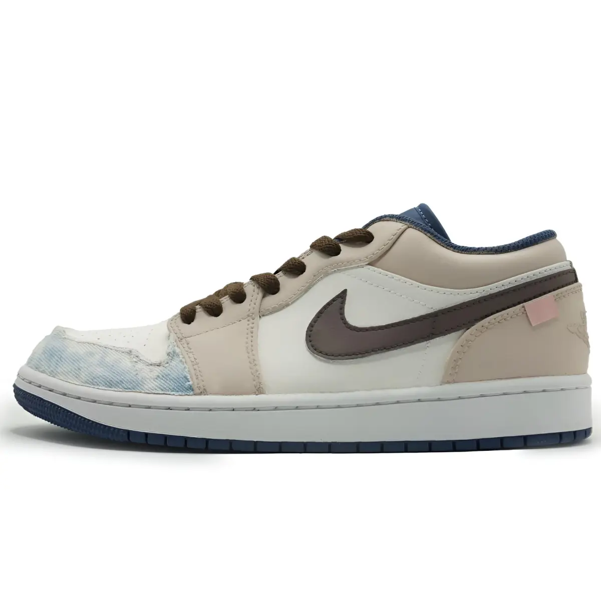 Jordan Air Jordan 1 Abrasion Resistant High top Vintage Basketball Shoes Men's Khaki