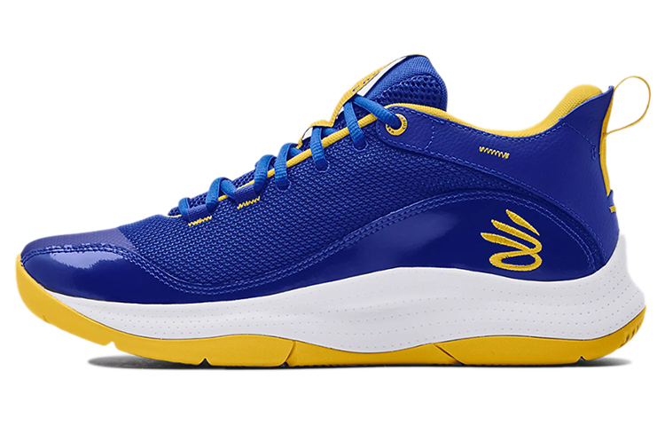 Мужские кроссовки Under Armour 3Z5 (синие с желтым)