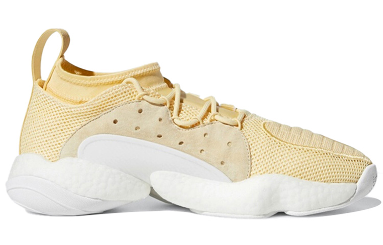 Кроссовки adidas Crazy BYW 2.0 (бело-желтые) — Белый / жёлтый — фото 2