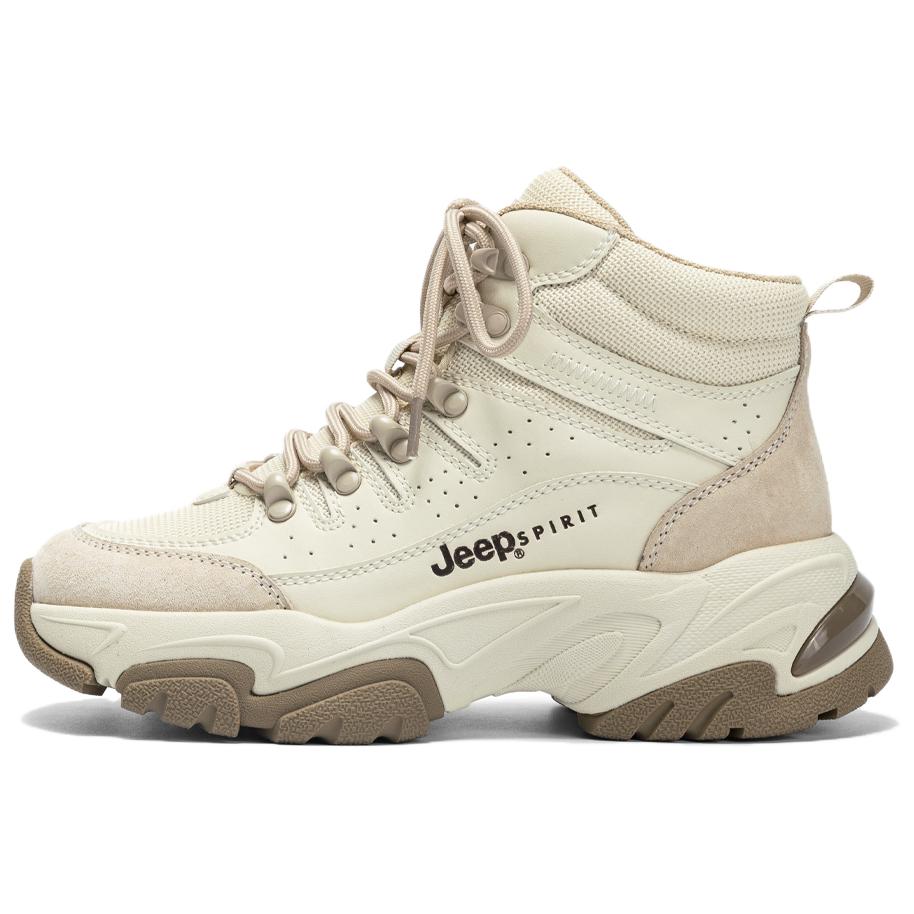 JEEP SPIRIT Casual Abrasion Resistant Breathable Abrasion Resistant Breathable High top Hiking Shoes Women's