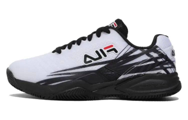 FILA Axilus 2 Slip Resistant Abrasion Resistant Low top Tennis Shoes Unisex Gray Black