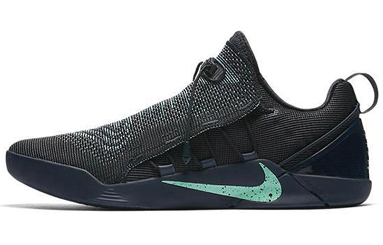 Nike Kobe AD nxt Mambacurial Kobe splicing shock absorbing support Low top practical basketball shoes Men's Lake Blue