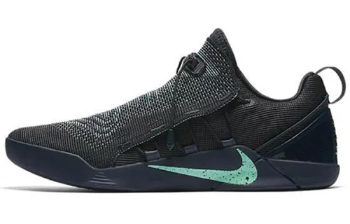 Nike Kobe AD nxt Mambacurial Kobe splicing shock absorbing support Low top practical basketball shoes Men's Lake Blue