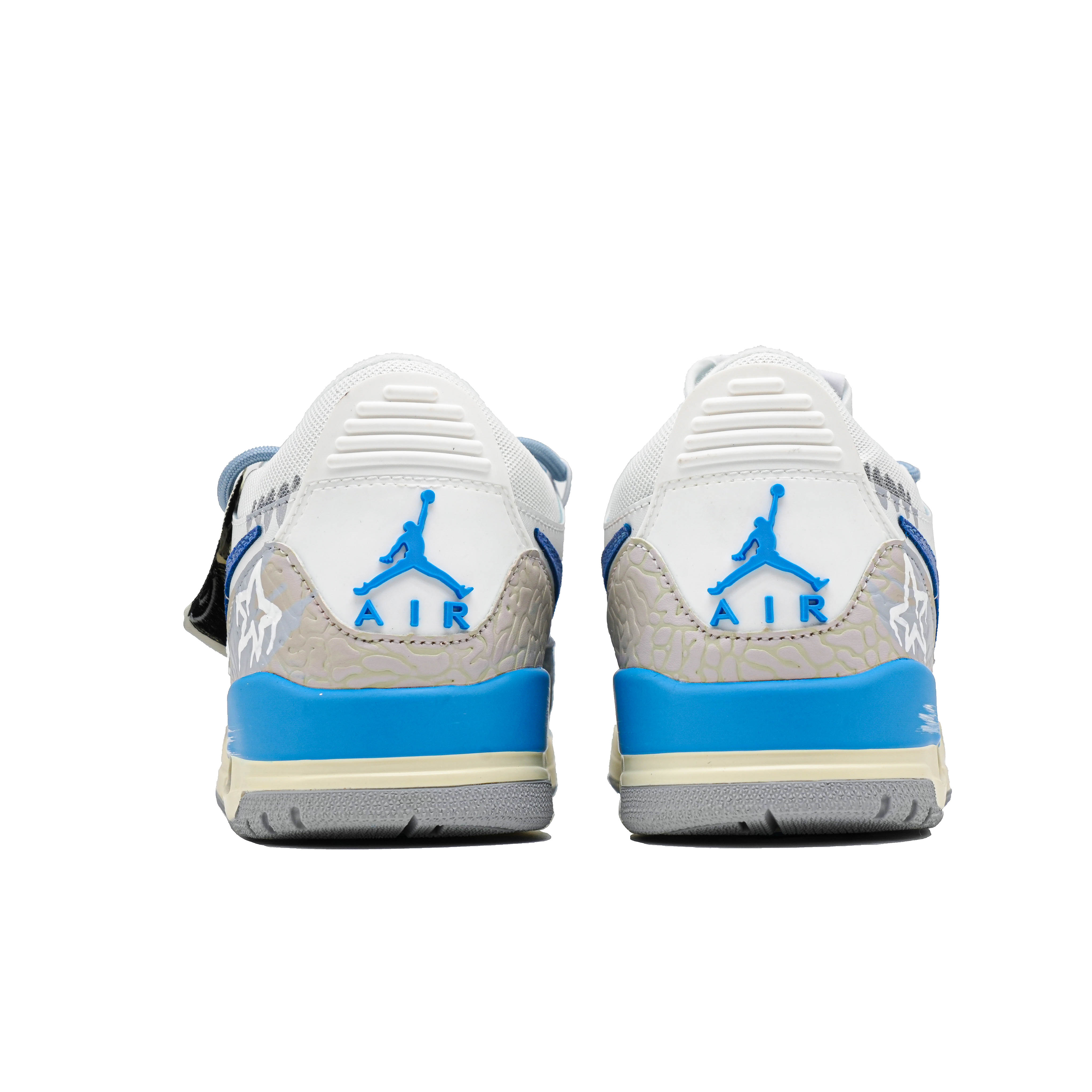 Jordan Legacy 312 Star Graffiti Cushioning Abrasion Resistant Cushioning, Wear Resistant Low top