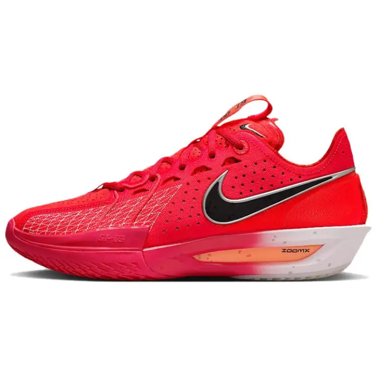 Nike G.T. Cut 3 Slip Resistant Abrasion Resistant Low top Basketball Shoes Men's Red