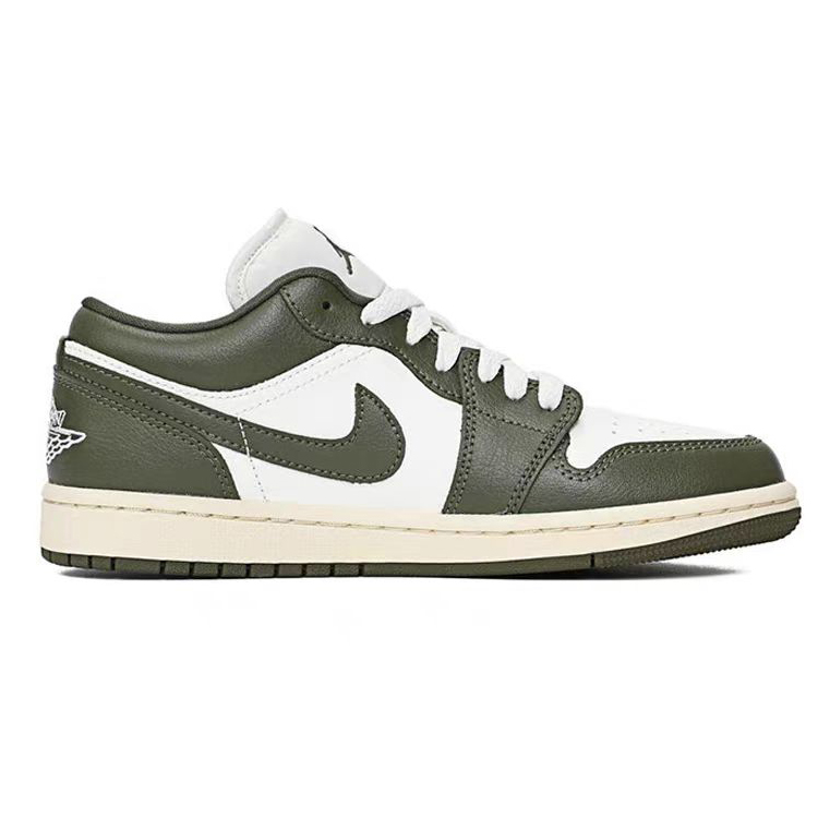 Jordan Air Jordan 1 Bamboo Grove Panda Slip Resistant Abrasion Resistant Low top Vintage Basketball Shoes Unisex