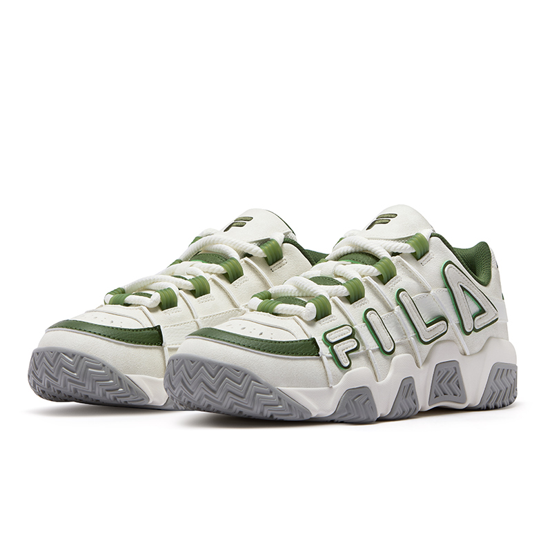 FILA FUSION BUSTER Puffy Shoes Low top Basketball Shoes Men’s Snow Garden Green