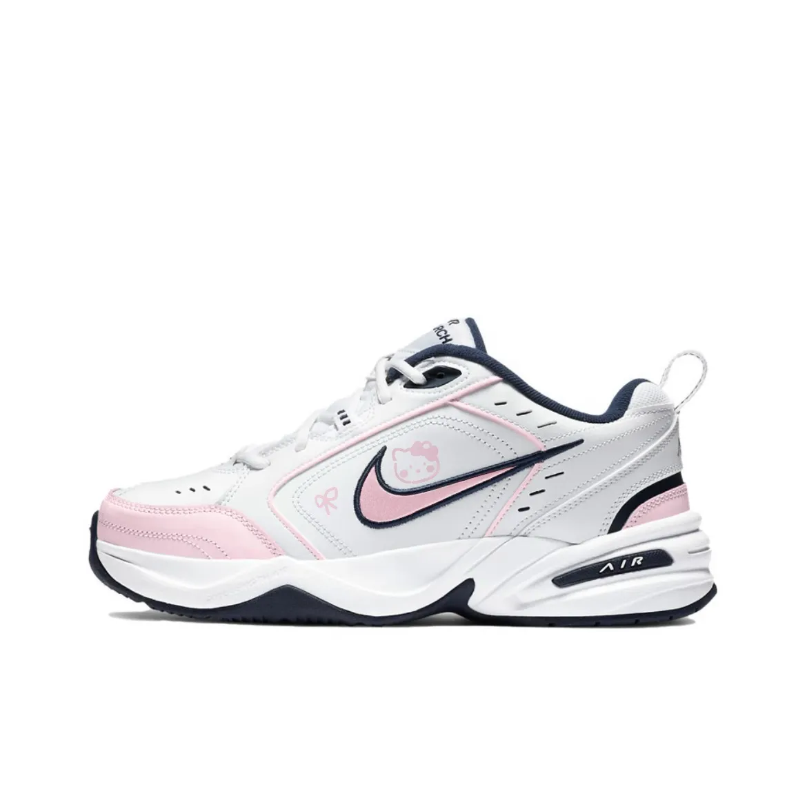 Nike Air Monarch 4 Pointillism Creation, Cute Pink Meow Slip Resistant Abrasion Resistant