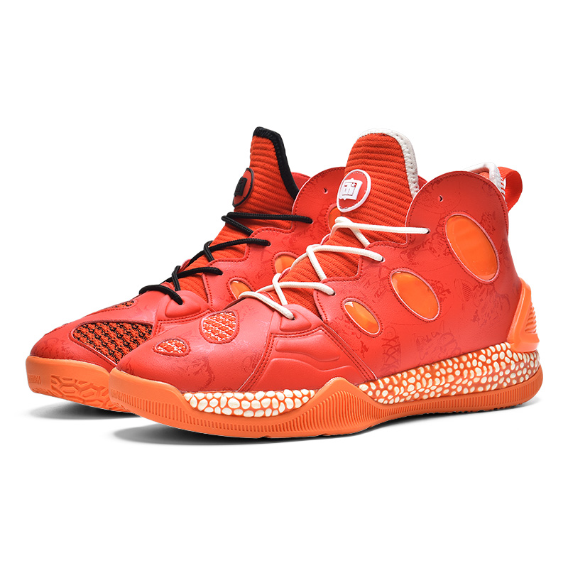 IVERSON Balance Abrasion Resistant High top Mismatched Performance Basketball Shoes Unisex