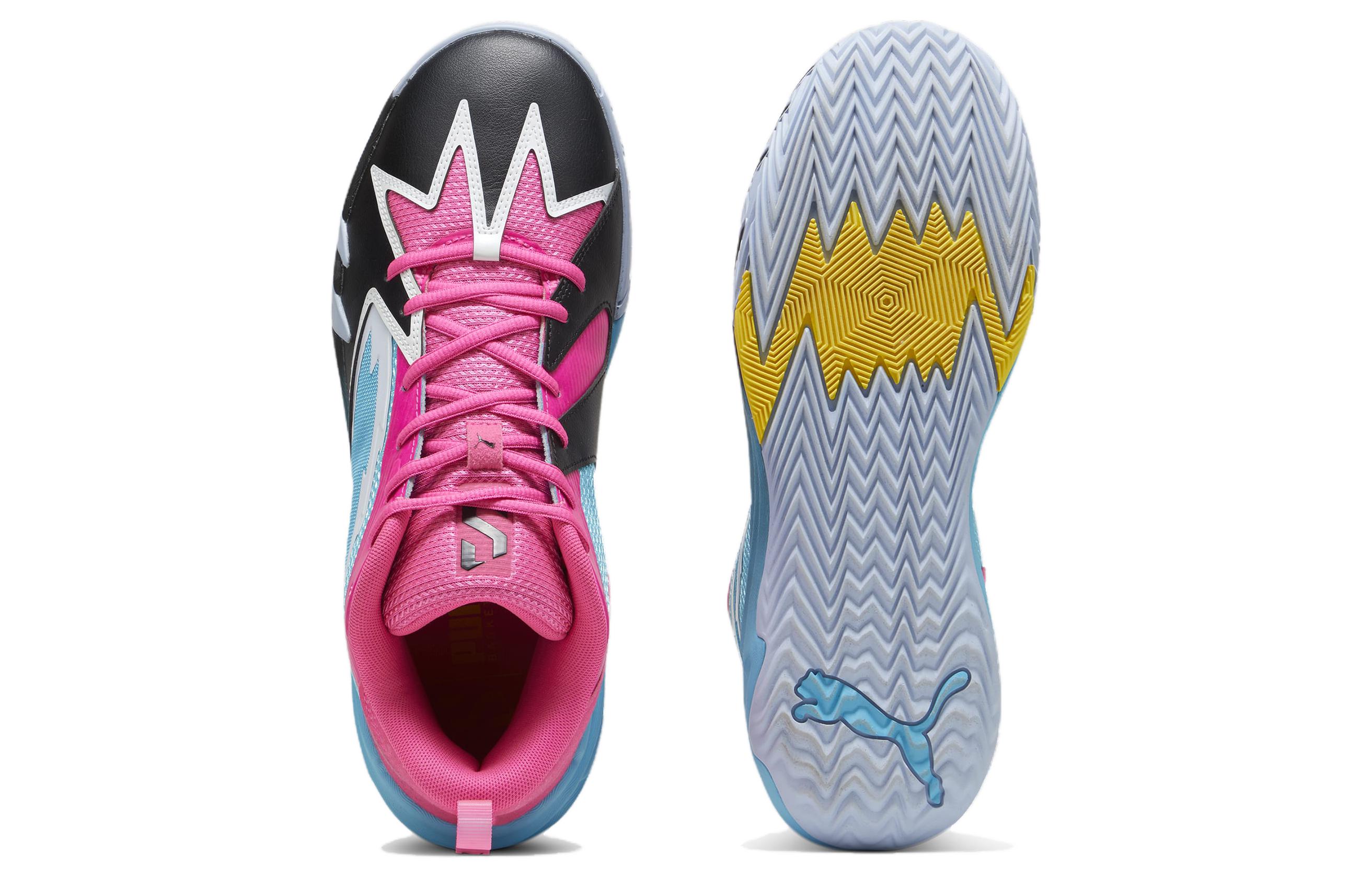 Кроссовки PUMA PUMA Scoot 1 Zeros (сине-розово-черные) — фото 5