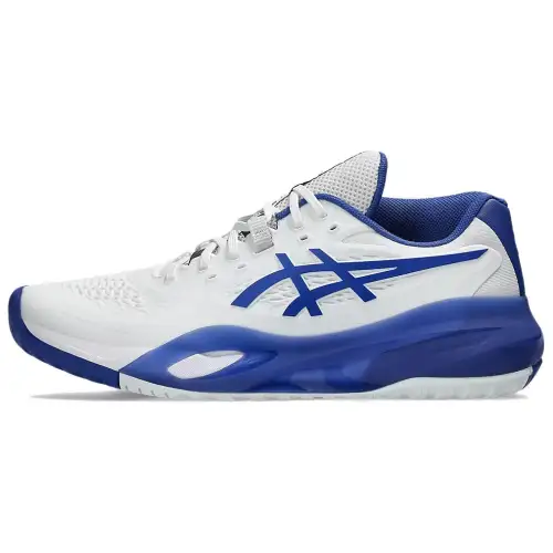 ASICS GEL RESOLUTION X Low top Tennis Shoes Men's White Blue
