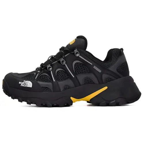 THE NORTH FACE Hedgehog Mesh Comfortable Low top Hiking Shoes Unisex Black FW24