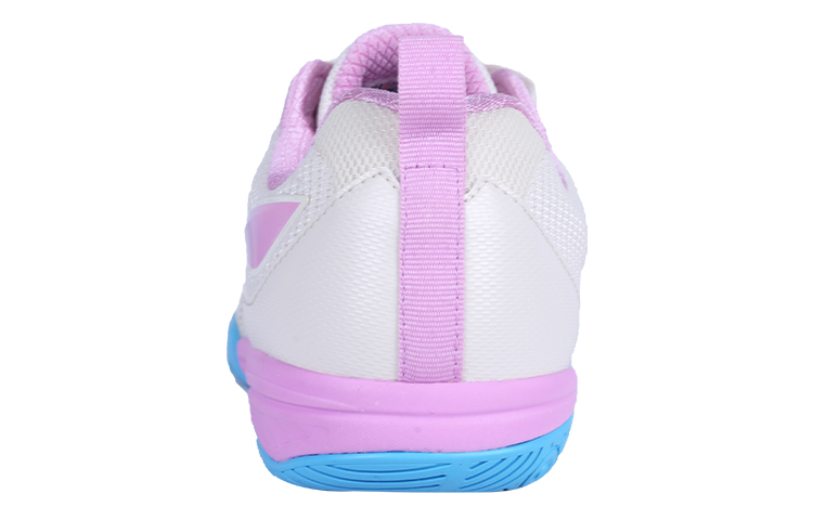 Li Ning Sports Cushioning Slip Resistant Abrasion Resistant Low top Table Tennis Shoes Unisex White Blue