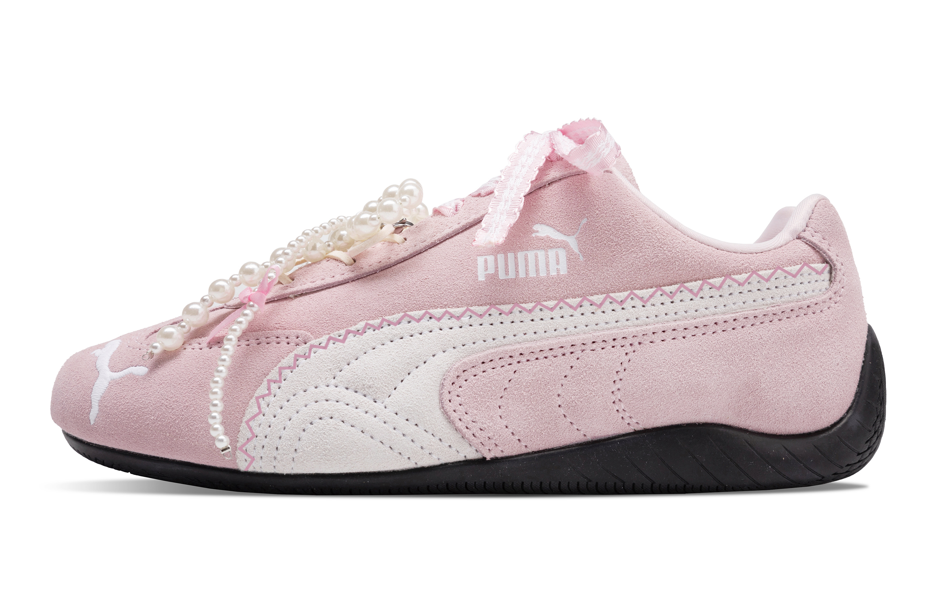 PUMA Speedcat Collection Slip Resistant, Abrasion Resistant, Breathable Low top Training Shoes Unisex Pink