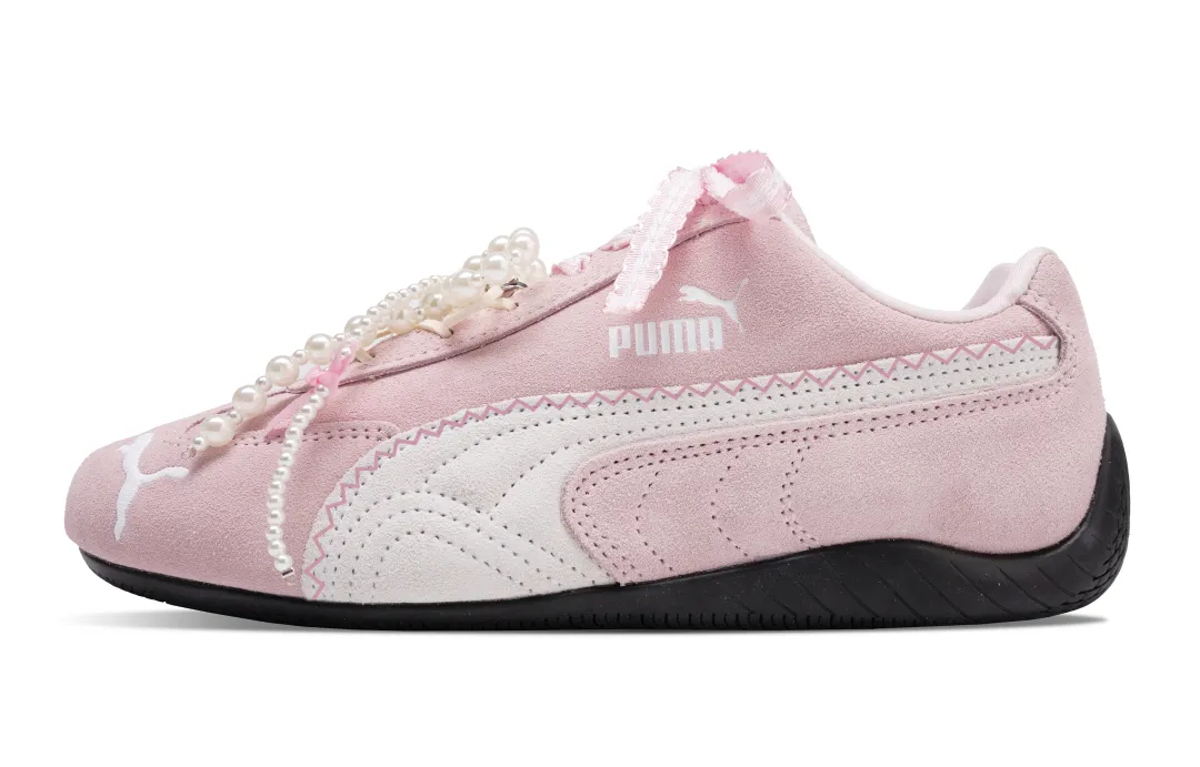 PUMA Speedcat Collection Slip Resistant, Abrasion Resistant, Breathable Low top Training Shoes Unisex Pink
