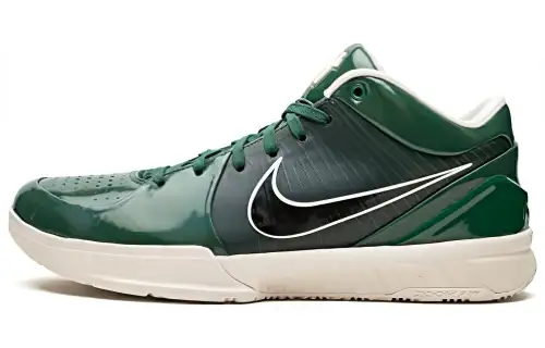 UNDEFEATED x Nike Zoom Kobe 4 Protro Dark Green Bucks Co-branded round head lace shock-absorbing and anti-slip wear-resistant low top practical basketball shoes men and women style dark green