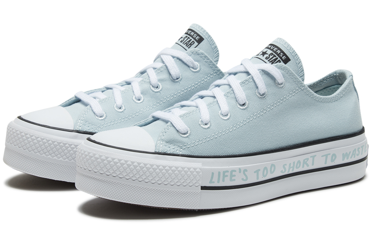 Женские кеды Converse Chuck Taylor All Star Renew Canvas (синий / белый) — фото 3