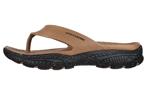 Skechers CRESTON ULTRA Comfortable Rubber Sole Quiet Slide Slippers Men's Brown
