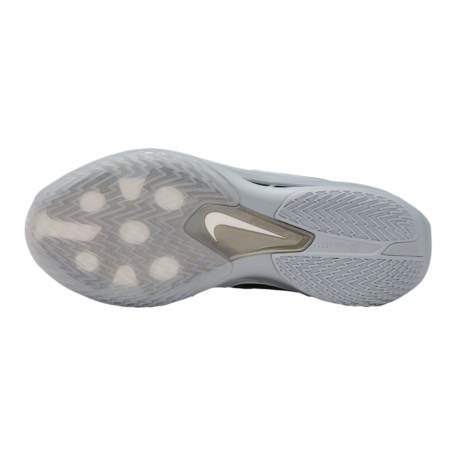 Nike G.T. Cut 3 Abrasion Resistant Breathable Low top Basketball Shoes Unisex Gray