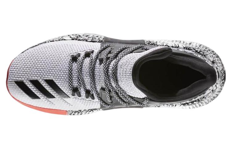 Мужские кроссовки adidas D lillard 3 (серо-черные) — фото 3
