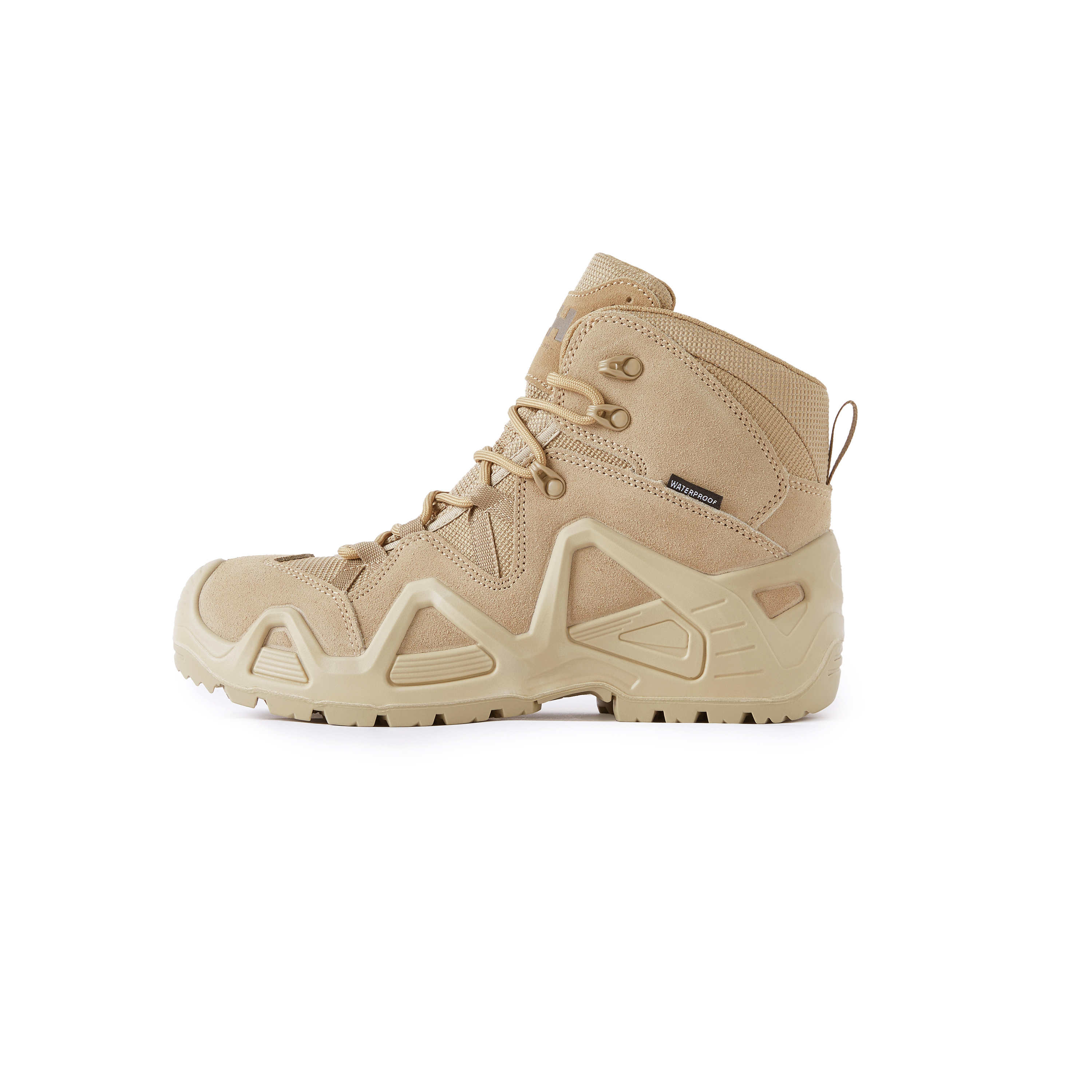 JIHUA Cow Suede Mid top Mountaineering Shoes Unisex