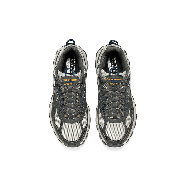 Skechers OUTDOOR MENS Low top Outdoor Lightweight Hiking Shoes Men’s Gray Blue