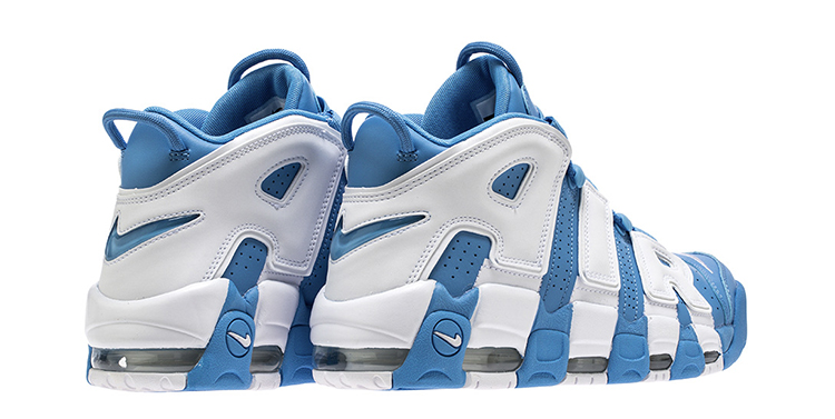 Мужские кроссовки Nike Air More Uptempo University Blue OG (голубые) — 大学蓝/白 — фото 3