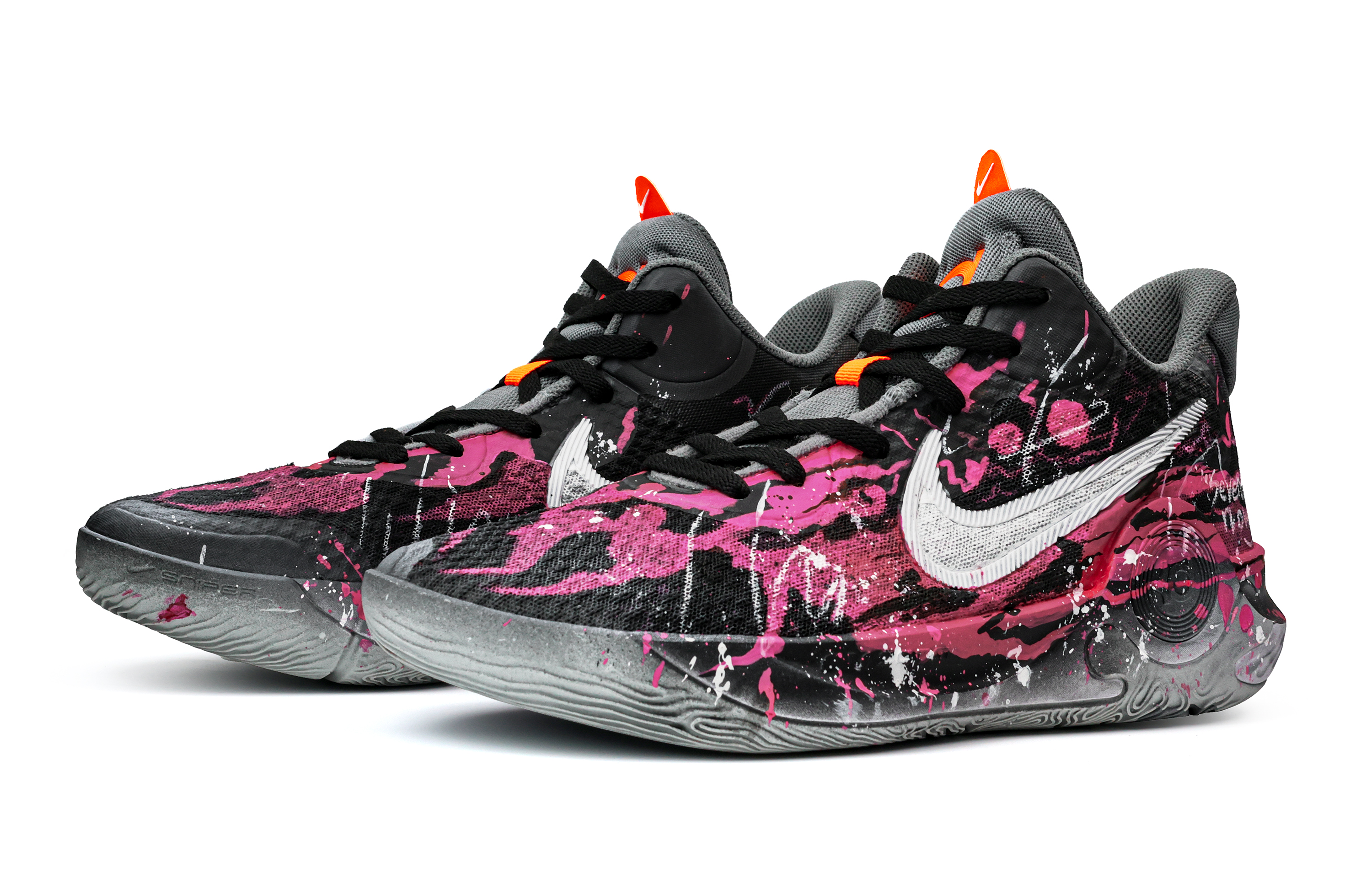 Nike KD Trey 5 IX Cushioning Abrasion Resistant Cushioning, Wear Resistant Mid top Basketball Shoes Unisex Black Pink