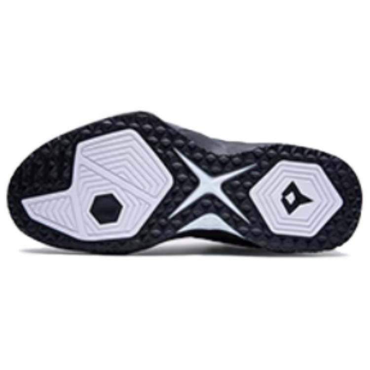 QIAODAN Cushioning Abrasion Resistant Cushioning, Wear Resistant High top Basketball Shoes Men’s Black