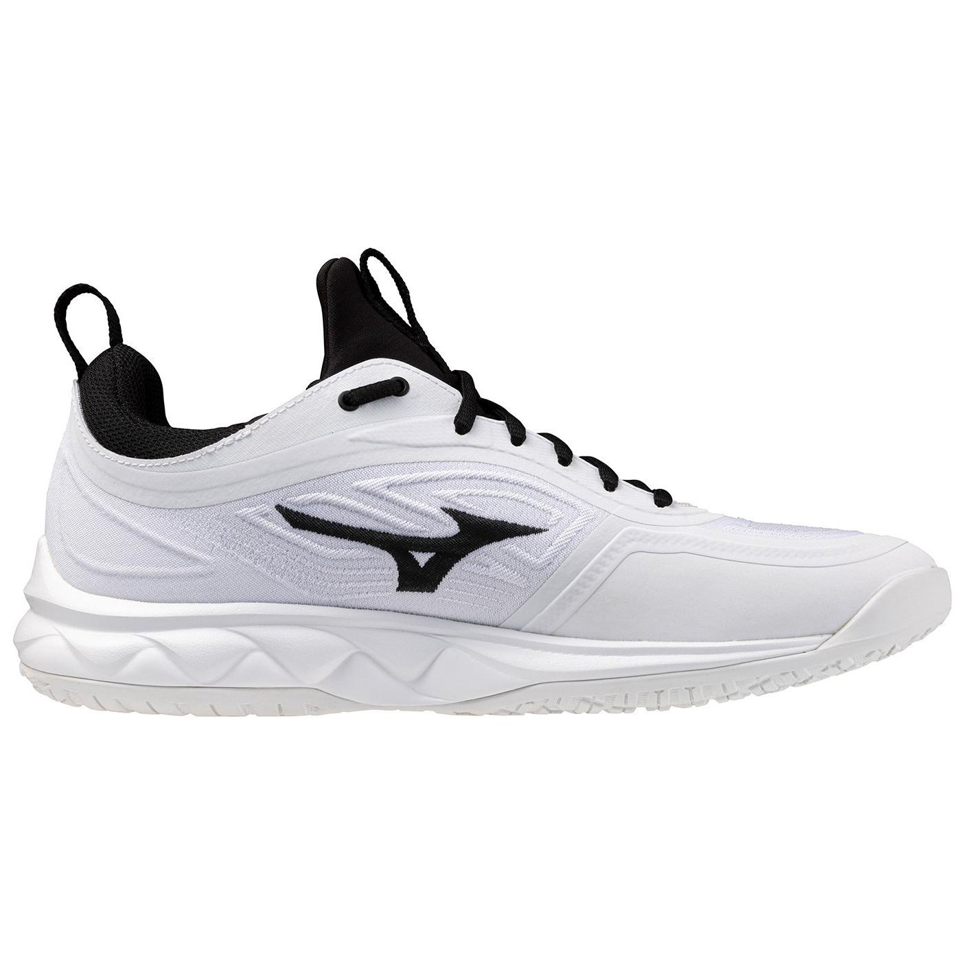 Mizuno Slip Resistant Abrasion Resistant Low top Training Shoes Men’s White Black