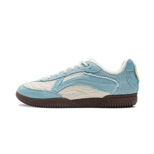 Li Ning Slip Resistant Abrasion Resistant Slip Resistant Abrasion Resistant Low top Table Tennis Shoes Unisex Sky Blue