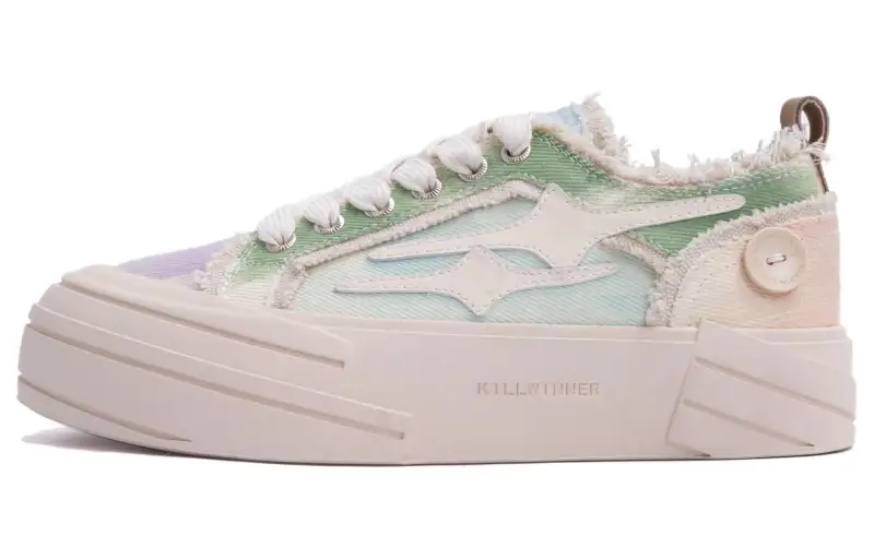 KILLWINNER Noah's Ark Slip Resistant Low top Canvas Shoes Unisex Tie Dye Color