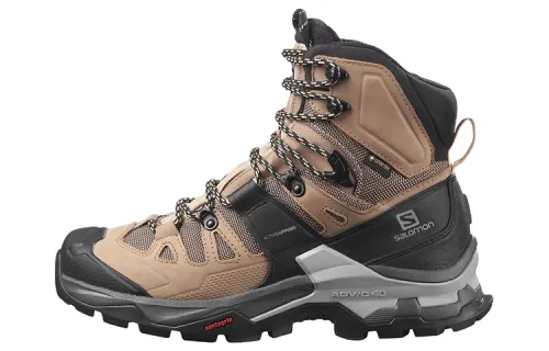 SALOMON Mountaineering & Hiking Shoes Women's High Top Black/Brown