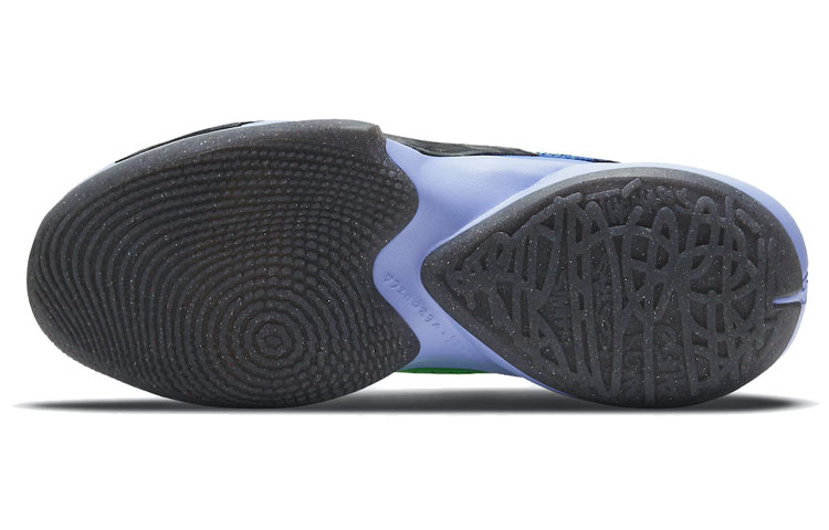 Мужские кроссовки Nike Freak 2 Play For The Future (фиолетовый / зеленый / черный) — Фиолетовый / зелёный / чёрный — фото 6