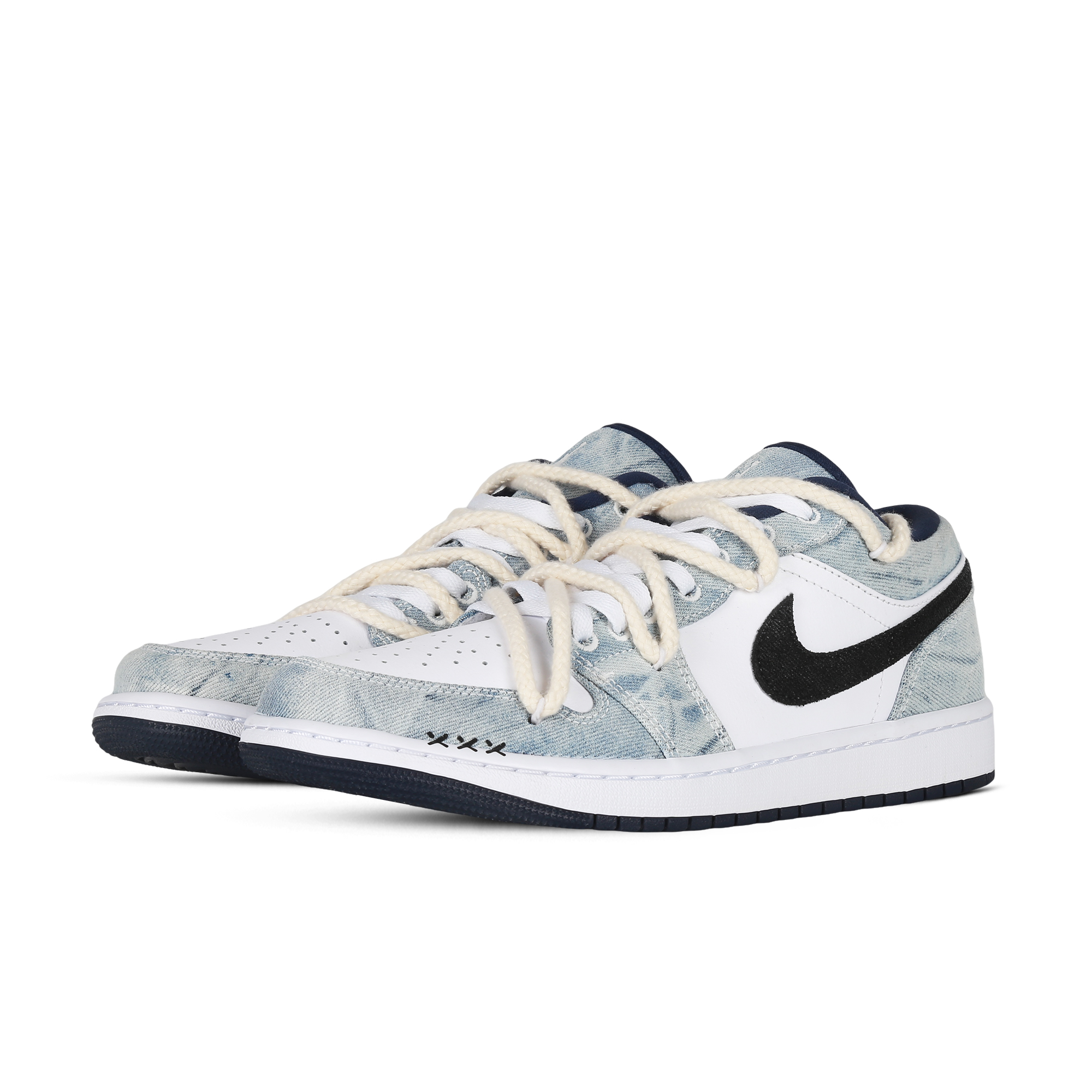 Jordan Air Jordan 1 Low Se Washed Denim 3X Slip Resistant Abrasion Resistant Slip Resistant Abrasion Resistant Low top