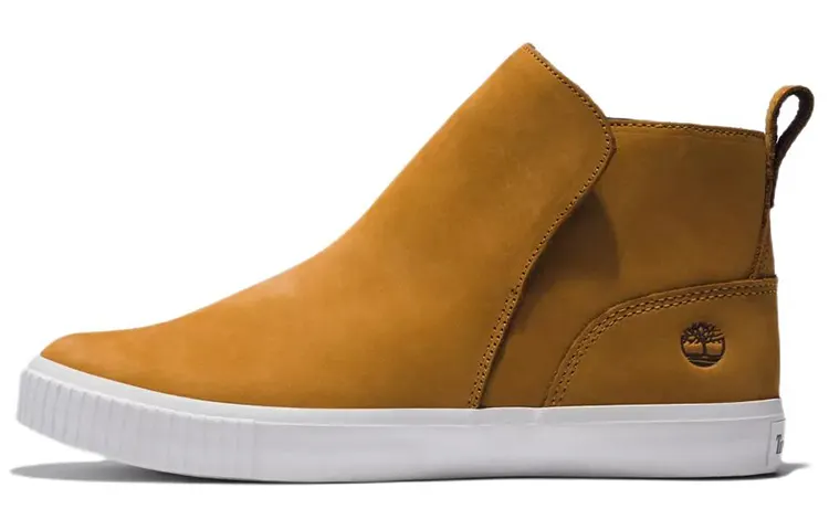 Timberland Skyla Bay Leather Ankle Length Chelsea Boots Women's Earth Yellow