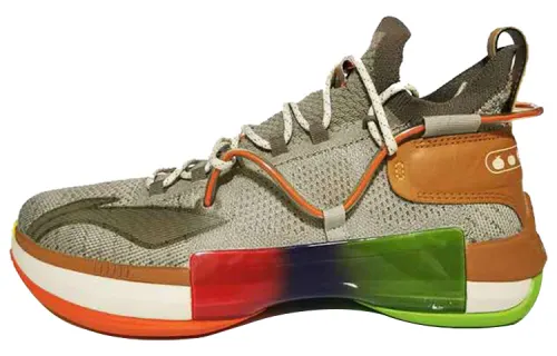 LiNing Li Ning Blitz 6 Premium Thanksgiving Day Practical Wear-resistant and Breathable Mid-top Basketball Shoes Men's Green